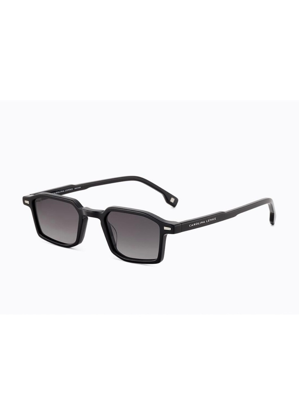 Carolina Lemke Sunglasses - Rancho, Black + Luxury Faux Leather Soft Case 9524-1